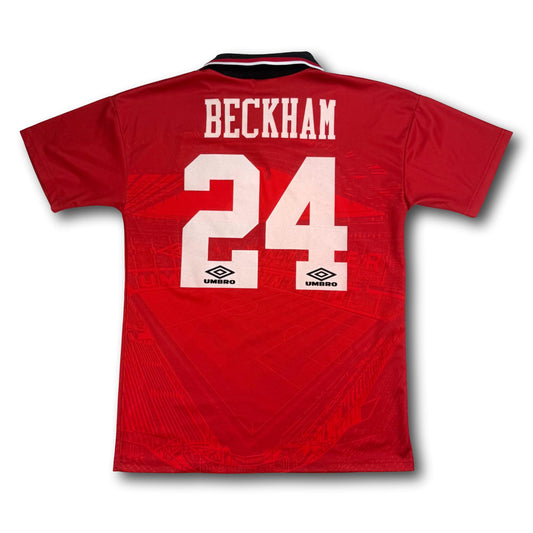 Manchester United - 1994-95 - Heim - L - Umbro - Beckham #24