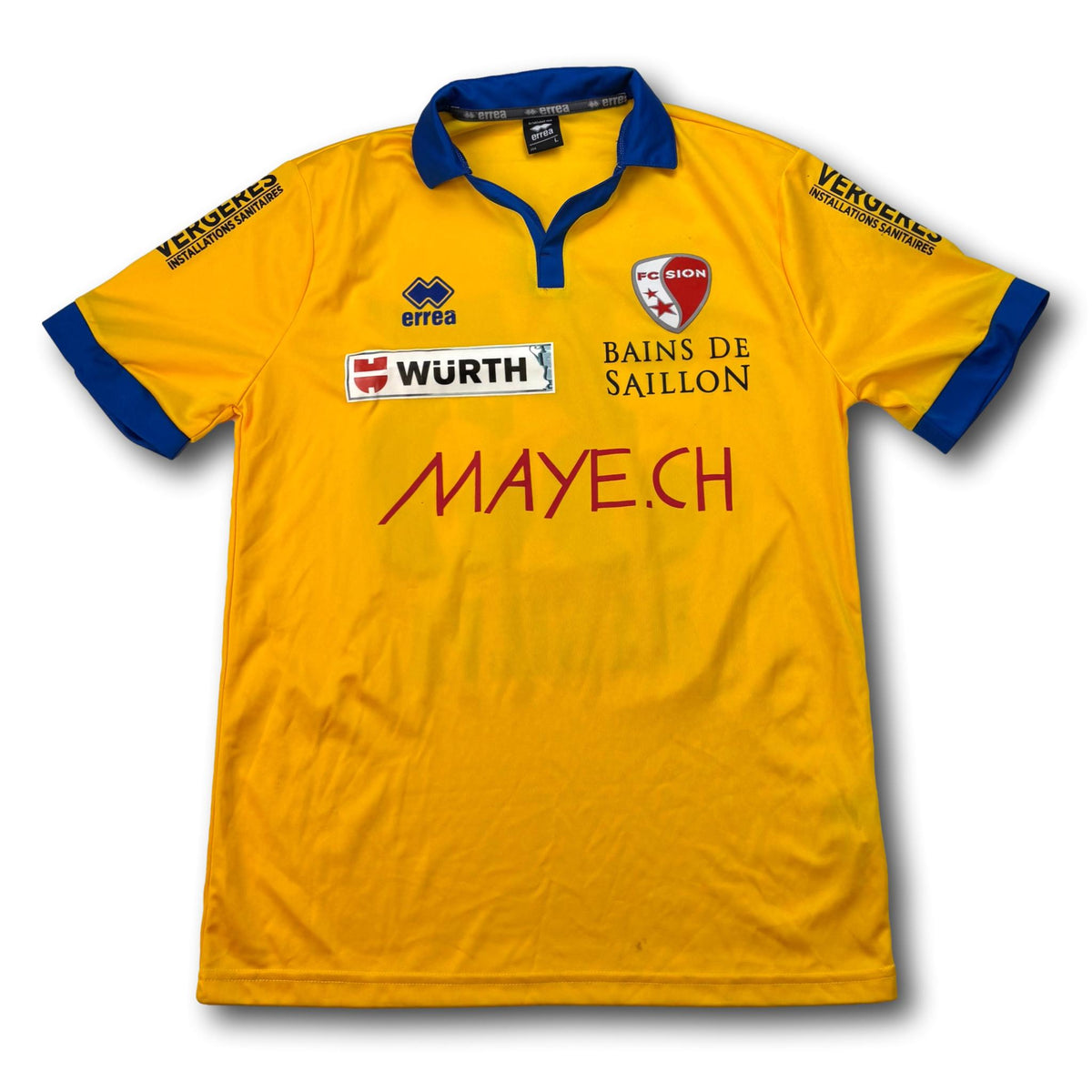 FC Sion - 2012-13 - Matchprepared - Auswärts - L - Errea - Da Silva #35