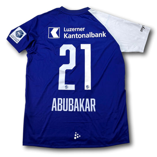 FC Luzern - 2021-22 - Match-prepared - Home - L - Craft - Abubakar #21