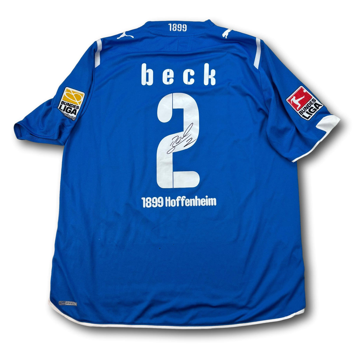 TSG Hoffenheim - 2009-11 - Matchprepared - Heim - XL - Puma - Beck #2 - signiert