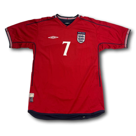 England - 2002-04 - Auswärts - M - Umbro - Beckham #7