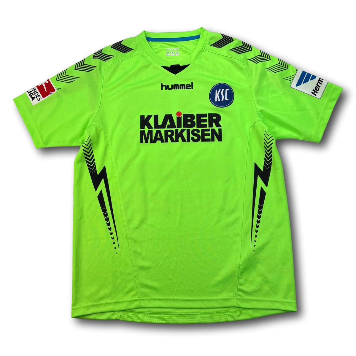 Karlsruher SC - 2013-14 - Troisième maillot - XL - Hummel - Van der Biezen #28