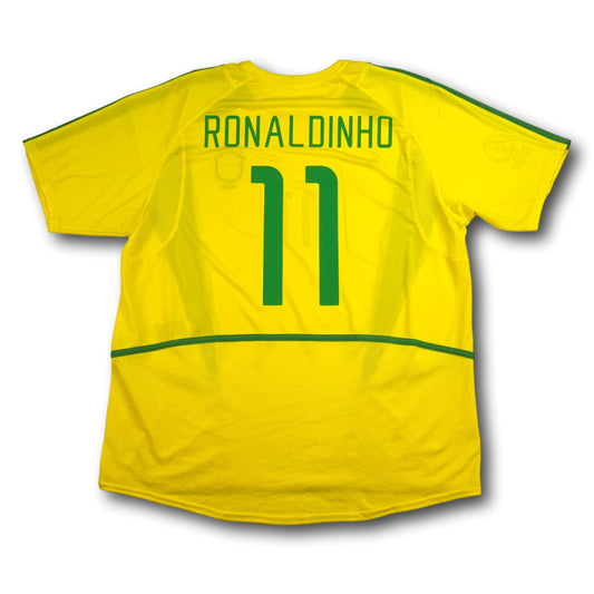 Brasilien - 2002 - Heim - L - Nike - Ronaldinho #11