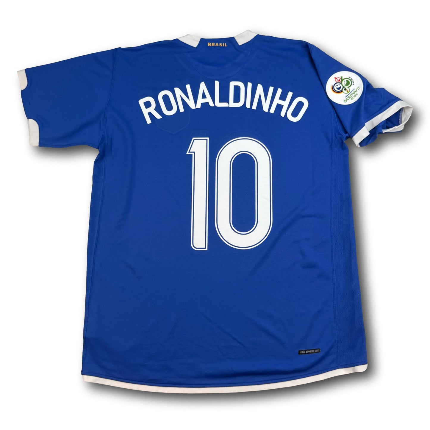 Brasilien - 2006 - Auswärts - L - Nike - Ronaldinho #10