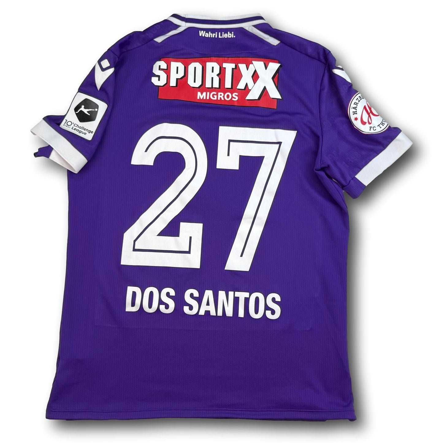 FC Thun - 2022-23 - Away - M - Macron - Dos Santos #27