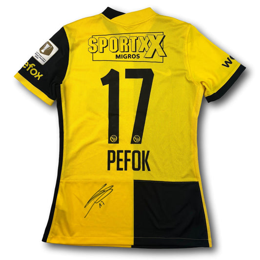 BSC Young Boys - 2021-22 - Heim - M - Nike - Pefok #17 - signiert