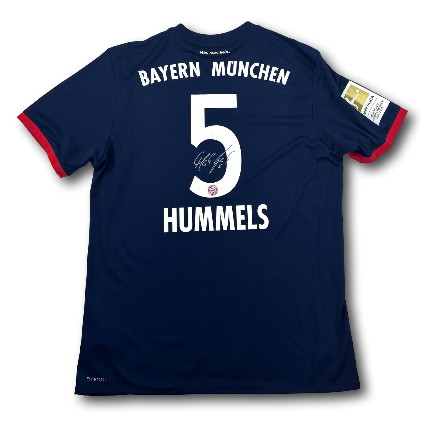 FC Bayern Munich - Saison 2017-2018 - Extérieur - L - adidas - Hummels n° 5