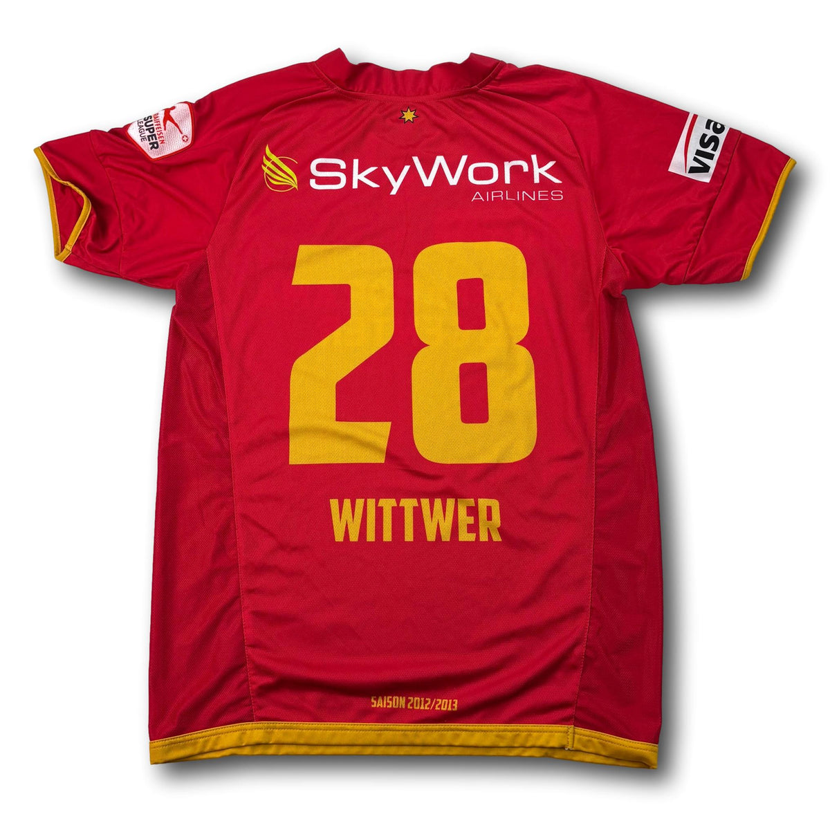 FC Thun - 2012-13 - Match-worn - Home - S - Erima - Wittwer #28