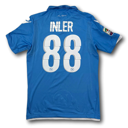 SSC Napoli - 2013-14 - Matchworn - Home - L - Macron - Inler #88