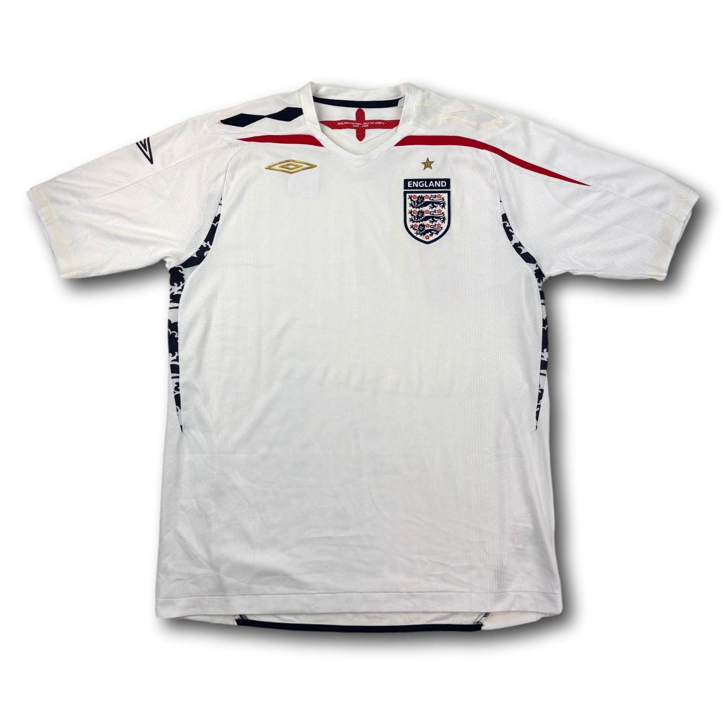England - 2007-09 - Home - L - Umbro