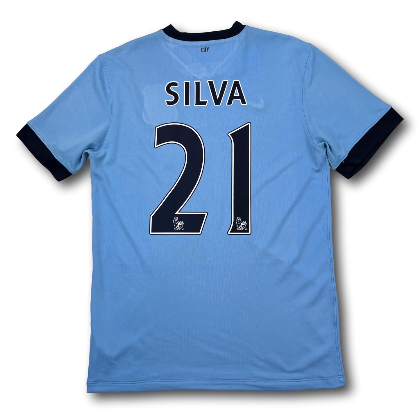 Manchester City - 2014-15 - Home - L - Nike - Silva #21