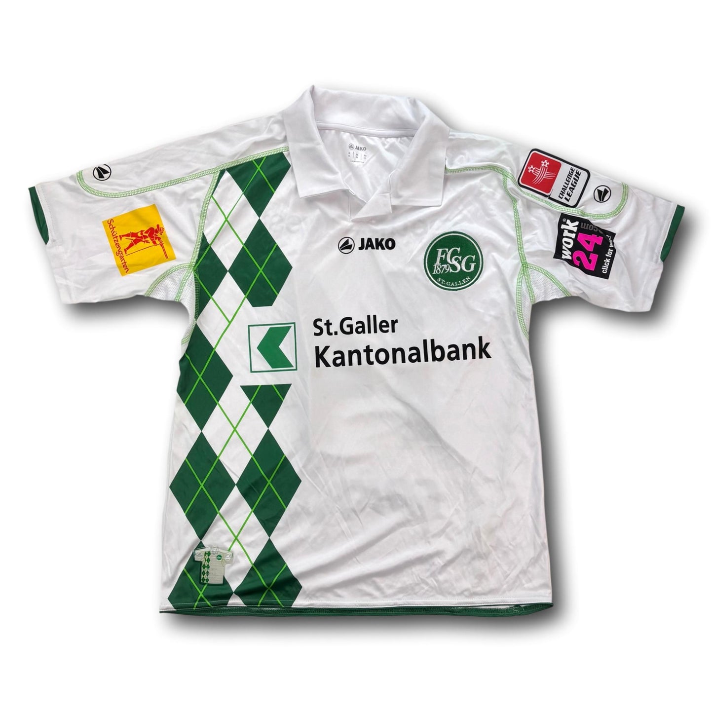 FC St. Gallen - 2011-12 - Matchprepared - Auswärts - S - Jako - Cokicli #14 - signiert