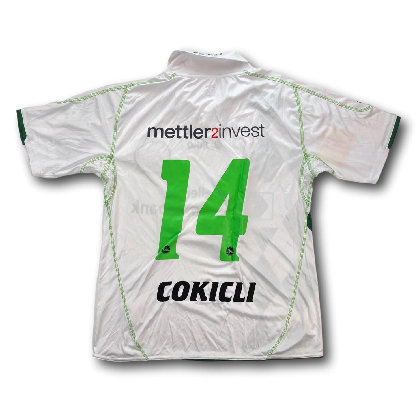 FC St. Gallen - 2011-12 - Matchprepared - Auswärts - S - Jako - Cokicli #14 - signiert