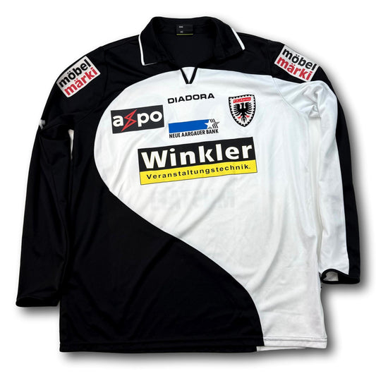 FC Aarau - 2009-10 - Match-worn - Home - XL - Diadora - Mustafi #22