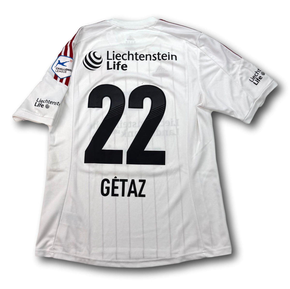 FC Vaduz - 2012-13 - Match-worn - Home - M - adidas - Gétaz #22