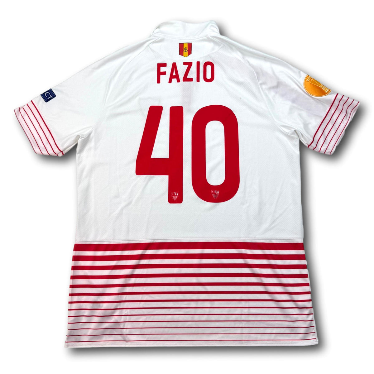 Sevilla FC - 2015-16 - Match Prepared - Home - XL - New Balance - Fazio #40