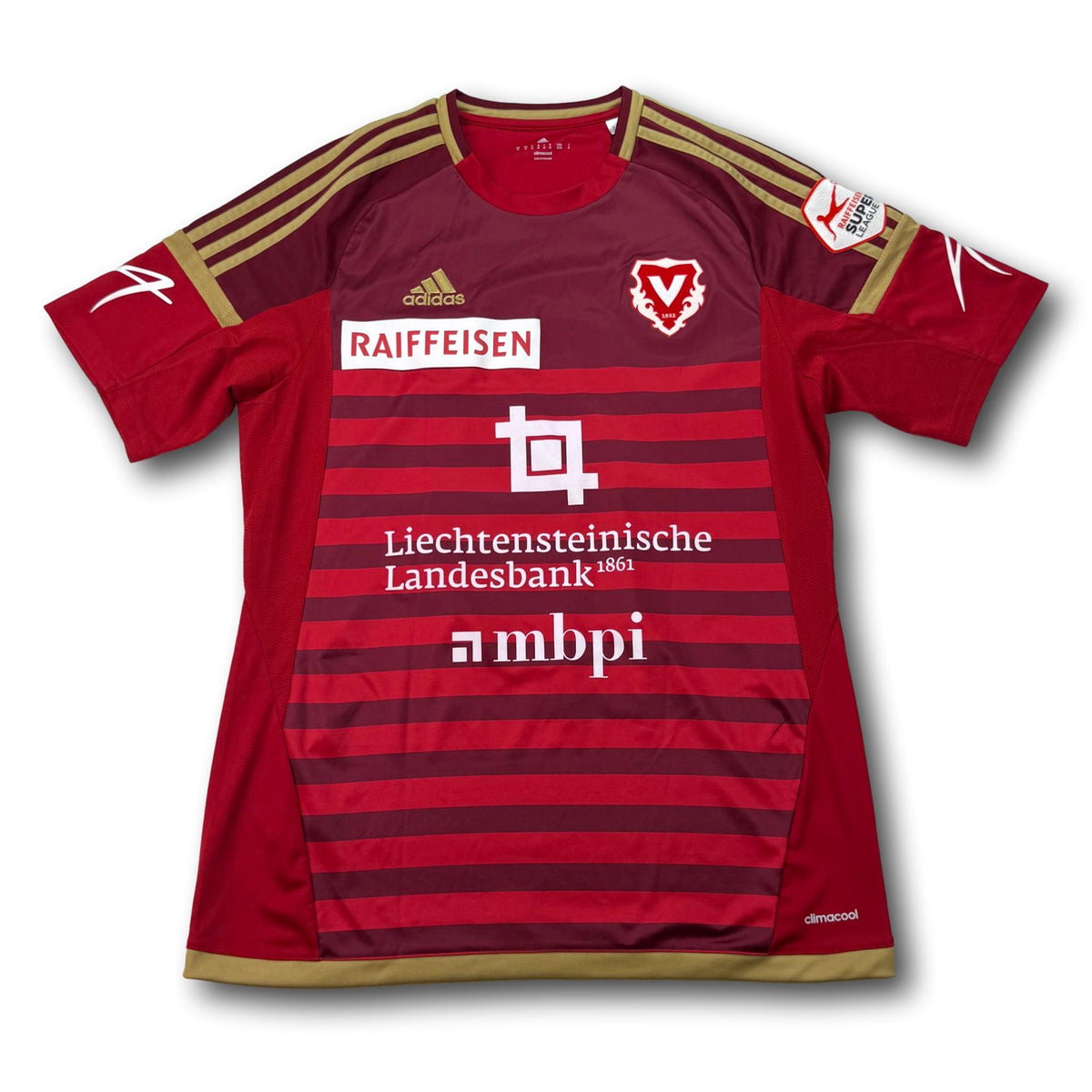 FC Vaduz - 2015-16 - Matchworn - Heim - M - adidas - Sadiku #32