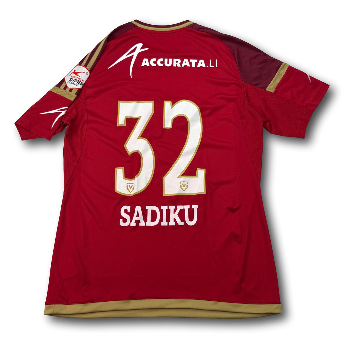 FC Vaduz - 2015-16 - Matchworn - Heim - M - adidas - Sadiku #32