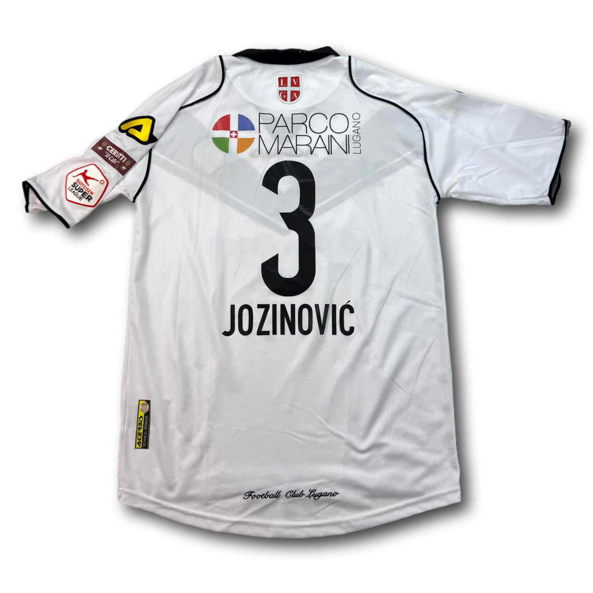 FC Lugano - 2015-16 - Match-worn - Away - L - Acerbis - Jozinović #3