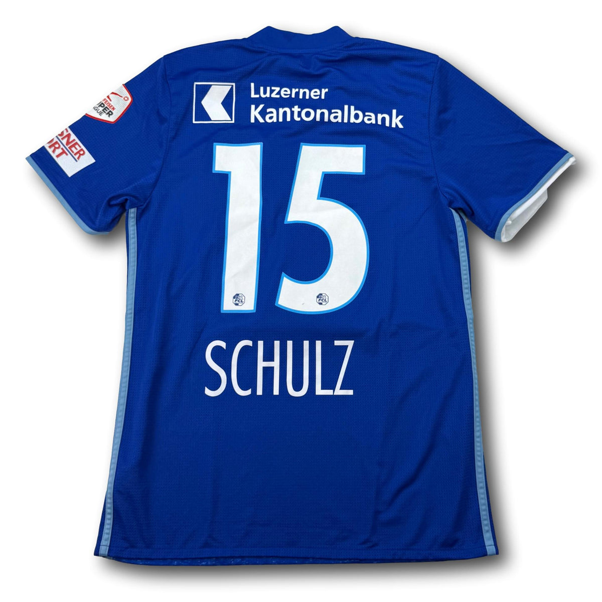 FC Luzern - 2017-18 - Match-worn - Home - L - adidas - Schulz #5