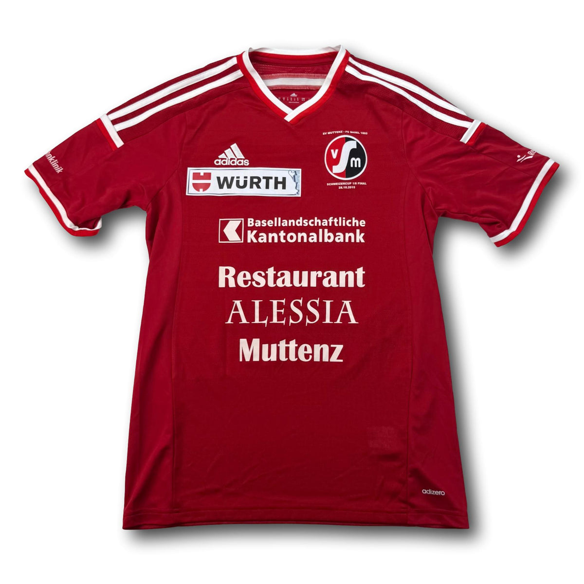 SV Muttenz - 2015-16 - Matchworn - Heim - M - adidas - Vögtlin #25