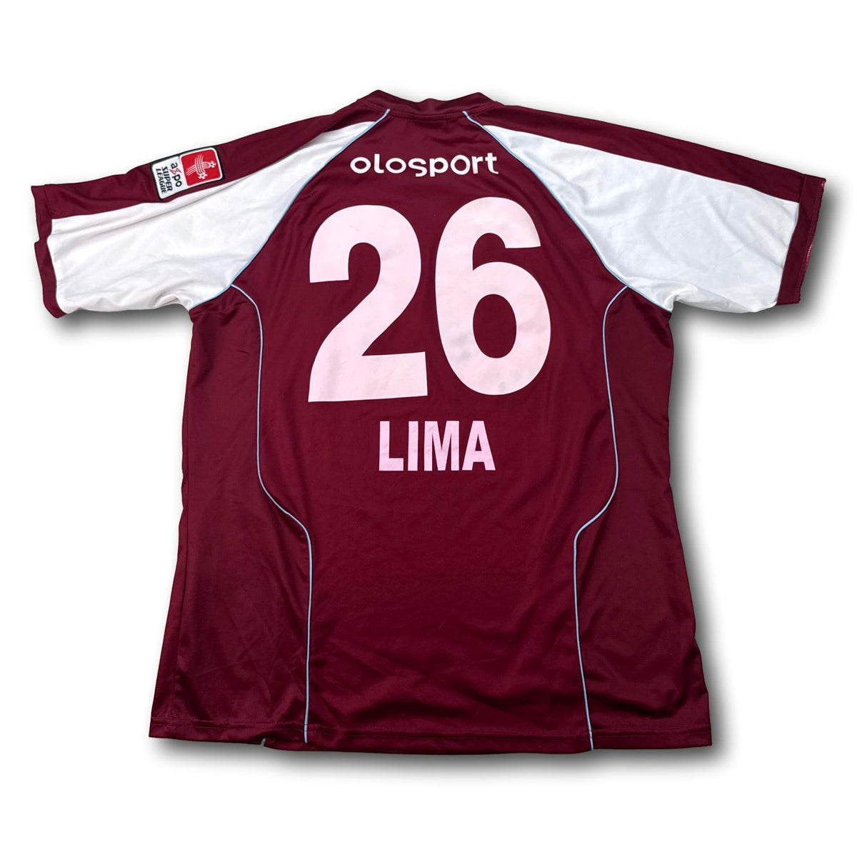 AC Bellinzona - 2009-10 - Match-worn - Home - XL - Errea - Lima #26