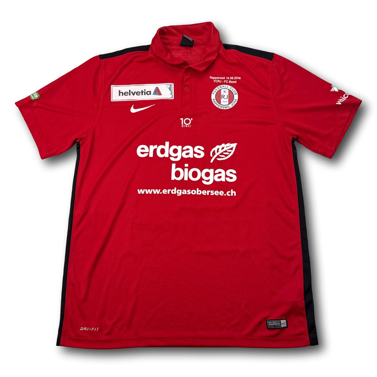 FC Rapperswil-Jona - 2016 - Matchworn - Heim - L - Nike - Ugljesic #22