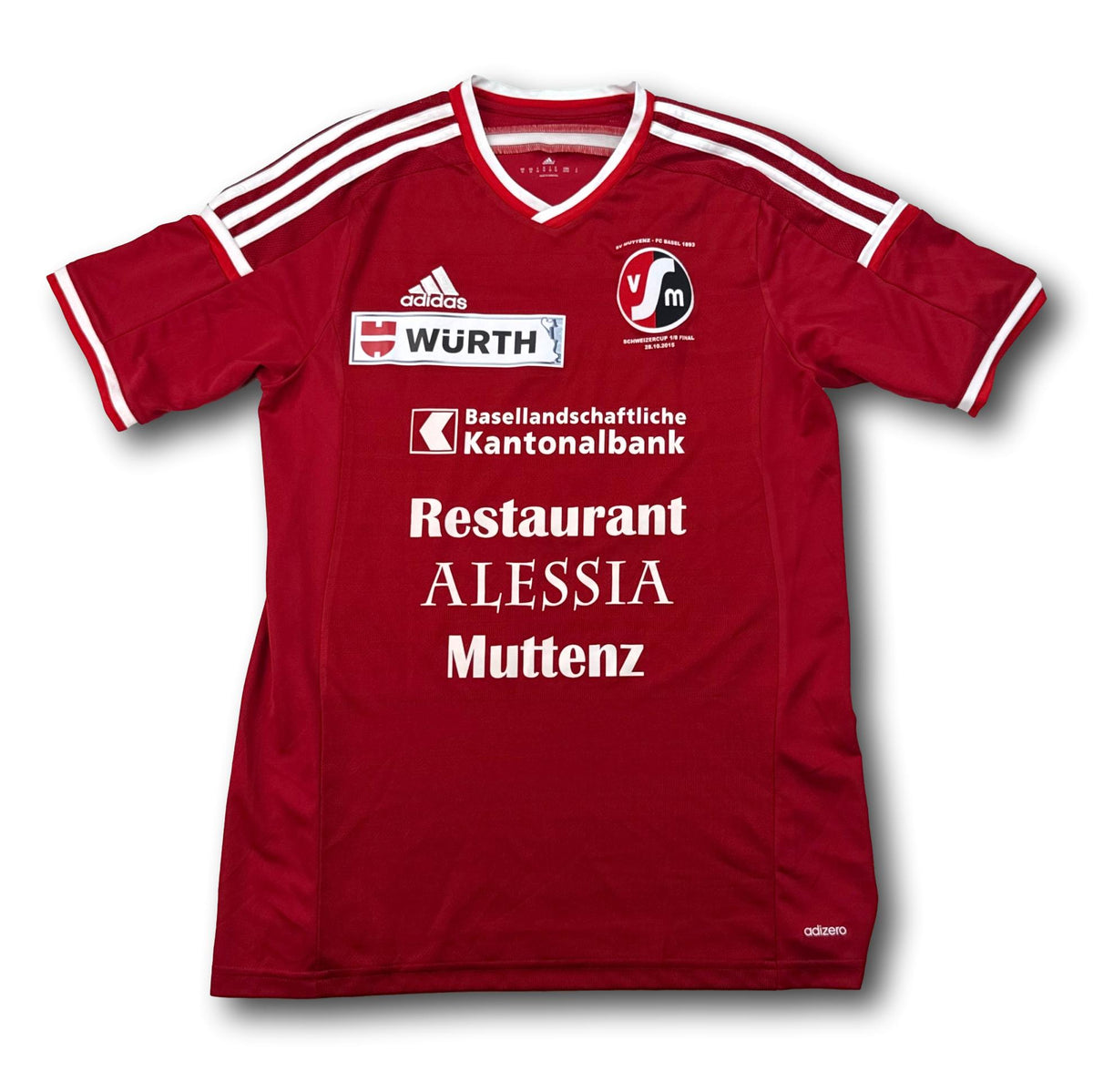 SV Muttenz - 2016 - Matchworn - Heim - M - adidas - Gisler #4