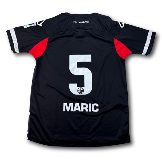 FC Lugano - 2021-2022 - Porté en match - Domicile - XL - Acerbis - Maric #5