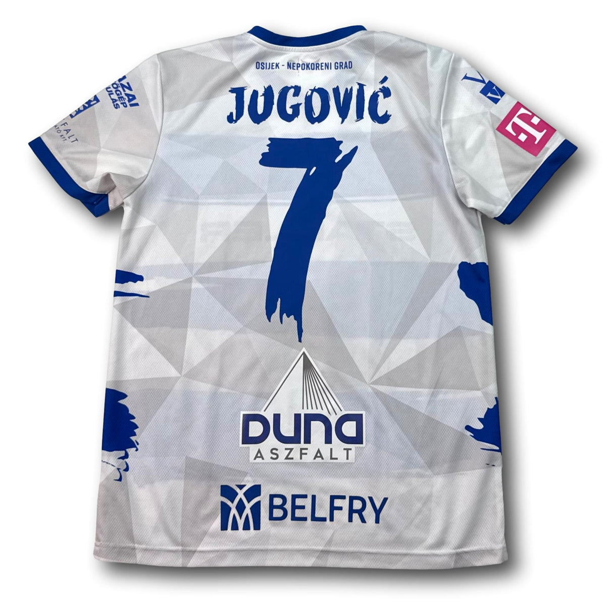 NK Osijek - 2021-22 - Match-worn - Home - M - 2rule - Jugović #7