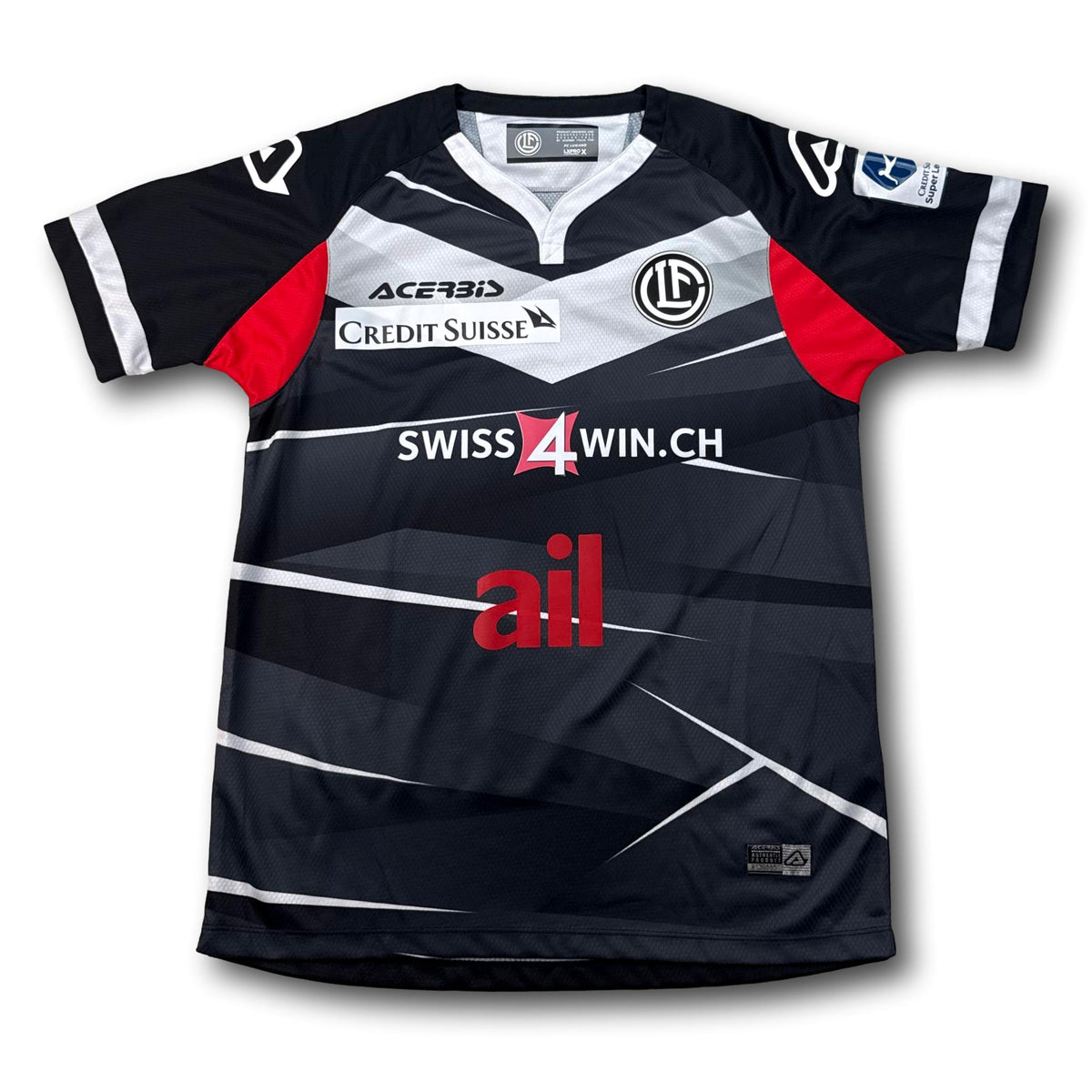 FC Lugano - 2021-22 - Match-worn - Home - M - Acerbis - Facchinetti #7