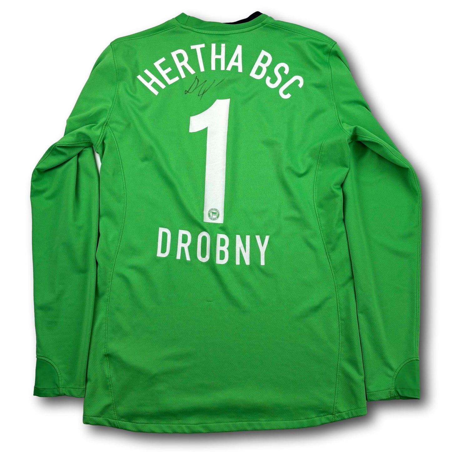 Hertha Berlin - 2008-09 - Gardien de but - L - Nike - Drobny #1 - signé