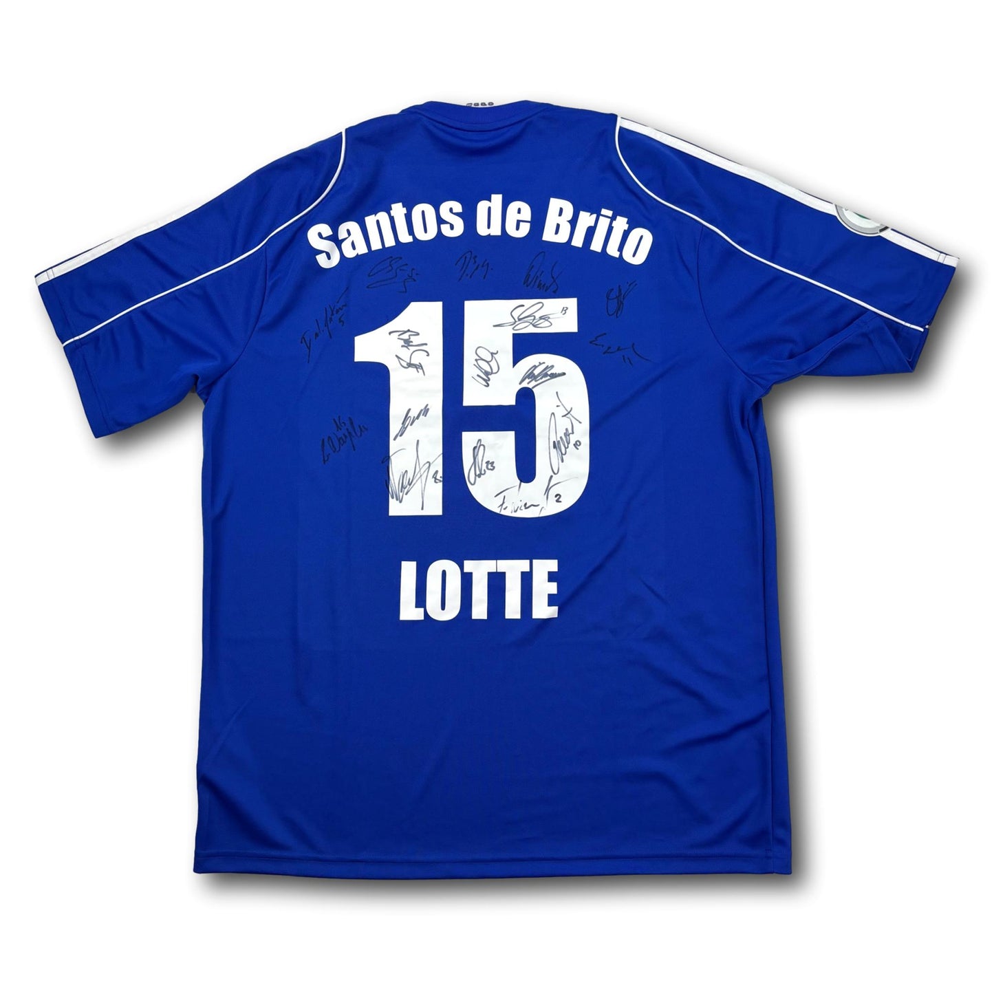 Sportfreunde Lotte - Heim - L - adidas - Santos de Brito #15 - signiert