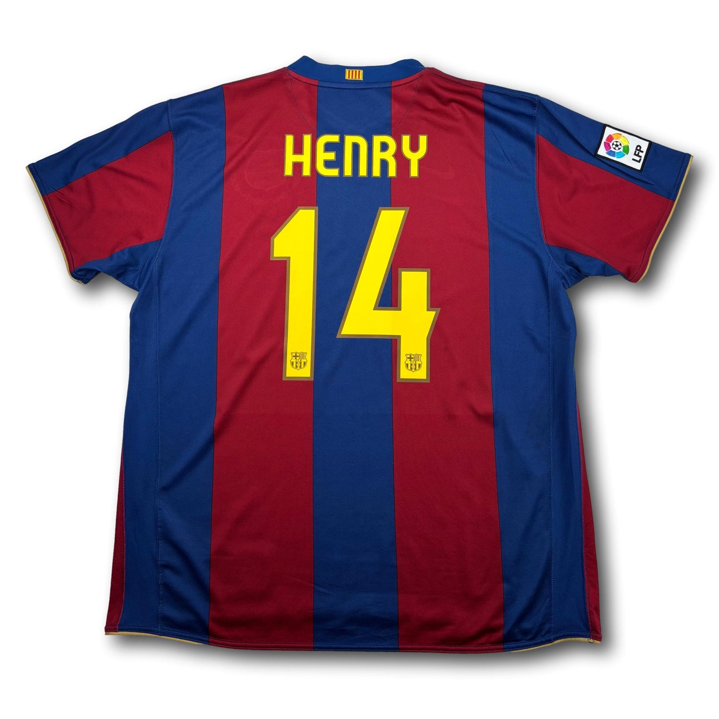 FC Barcelone - 2007-08 - Anniversaire - XXL - Nike - Henry #14