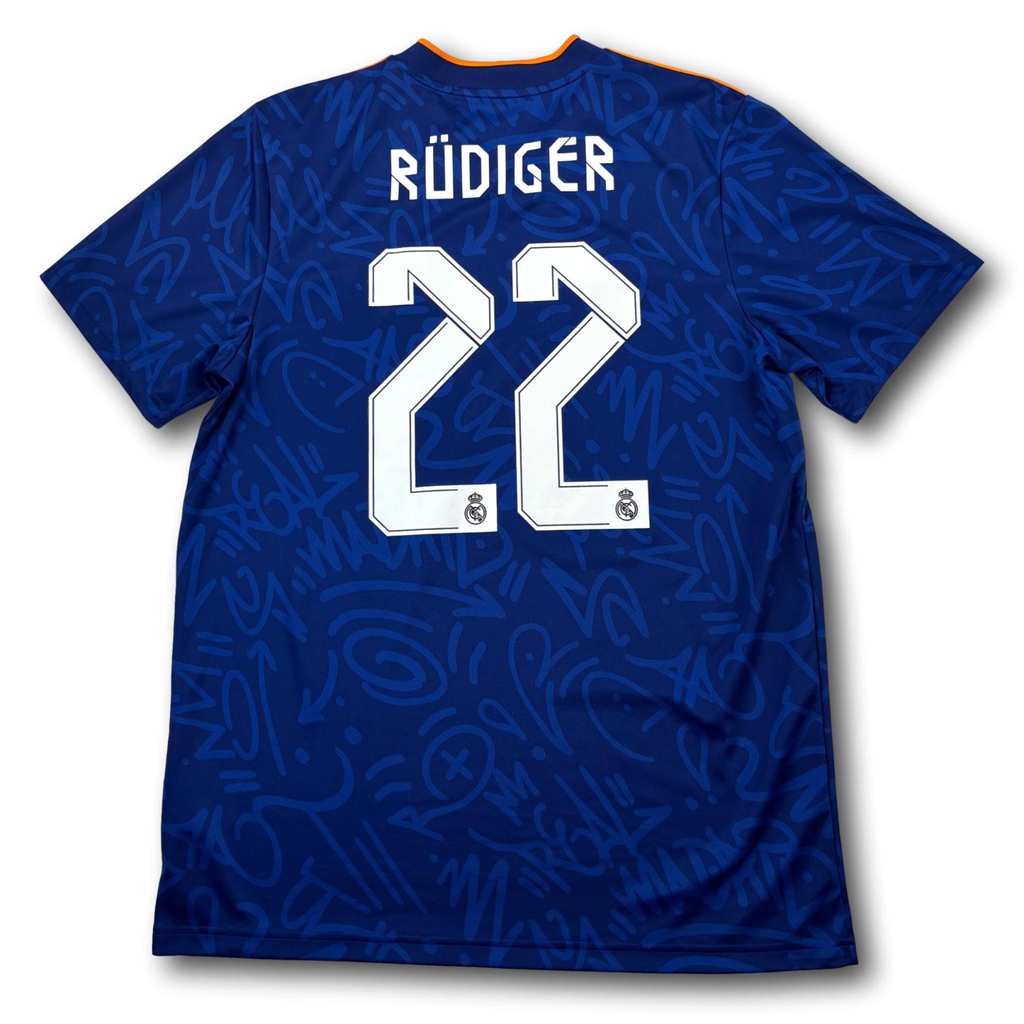 Real Madrid - 2021-22 - Extérieur - L - adidas - Rüdiger #22