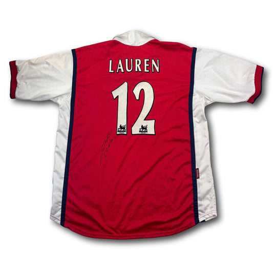 Arsenal FC - 1999-2000 - Home - XL - Nike - Lauren #12 - signed