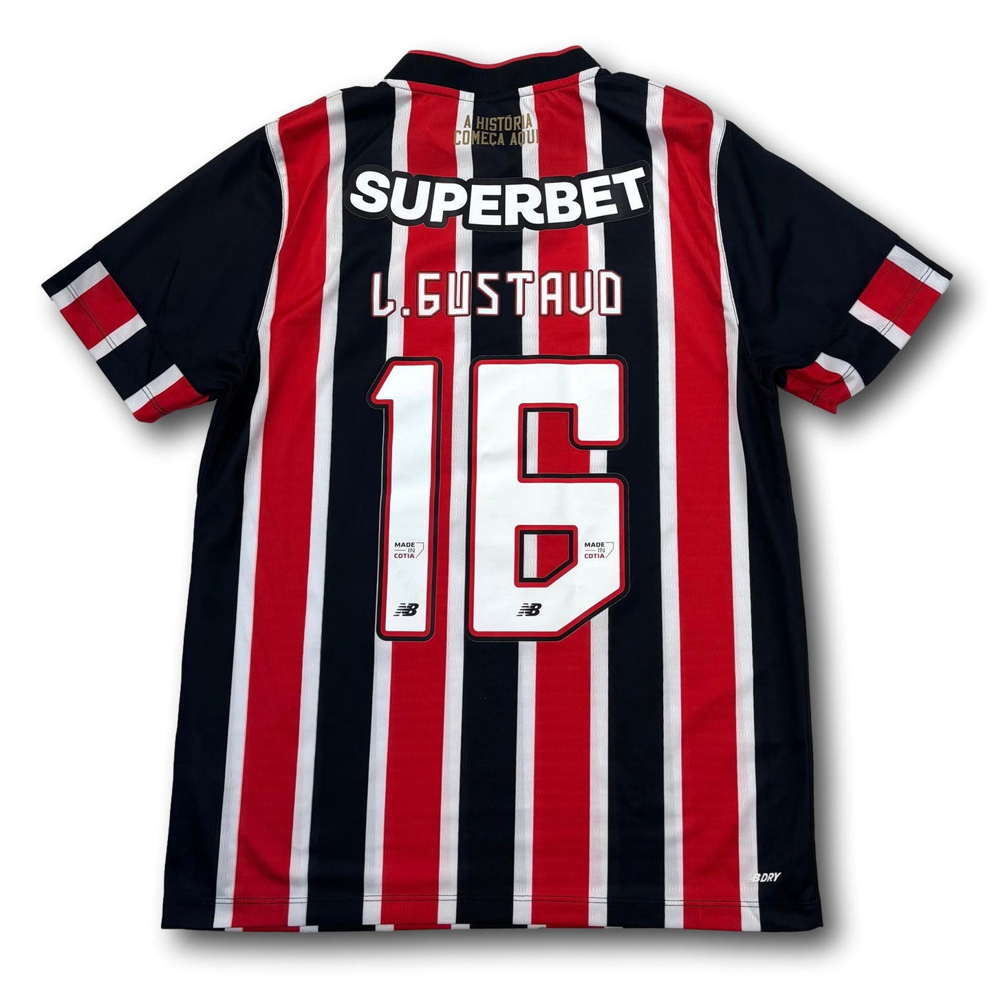 São Paulo FC - 2024 - Extérieur - H - New Balance - L. Gustavo #16