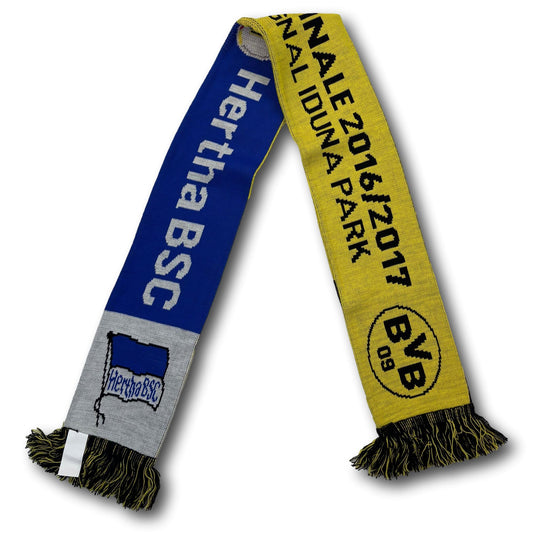 Borussia Dortmund / Hertha Berlin - DFB-Pokal Achtelfinale 2017 - Fanschal