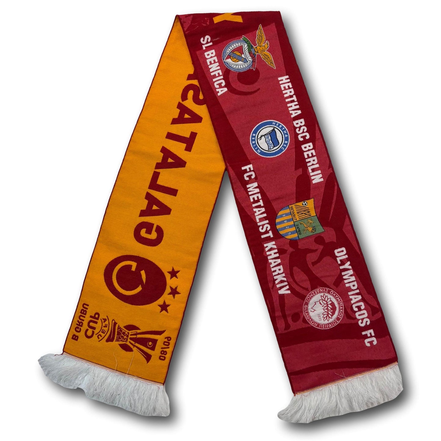 Galatasaray / Benfica Lissabon / Hertha Berlin / FC Metalist Charkiw / Olympiakos FC - UEFA Cup 2008-09 - Fanschal