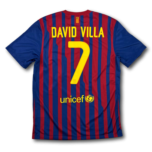 FC Barcelona - 2011-12 - Heim - M - Nike - David Villa #7