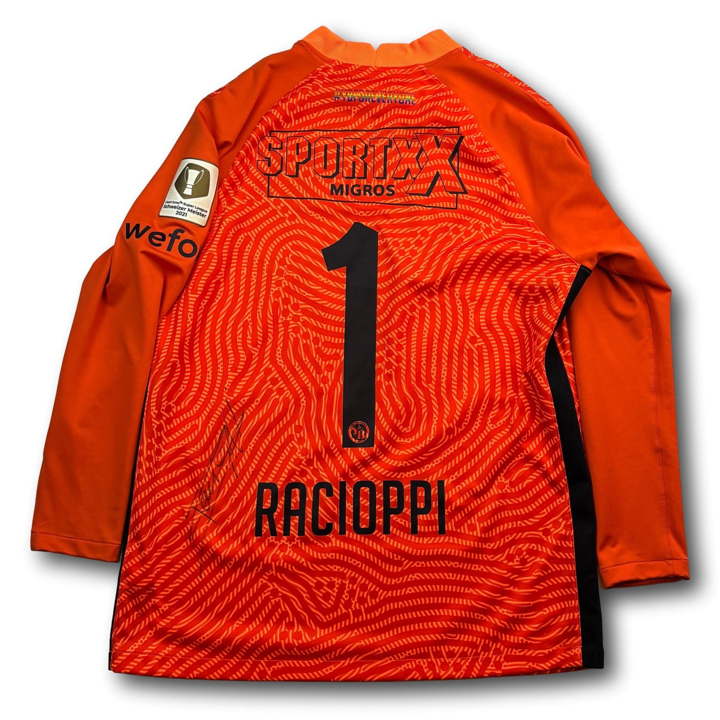 BSC Young Boys - 2021-22 - Porté en match - Gardien - L - Nike - Racioppi #1