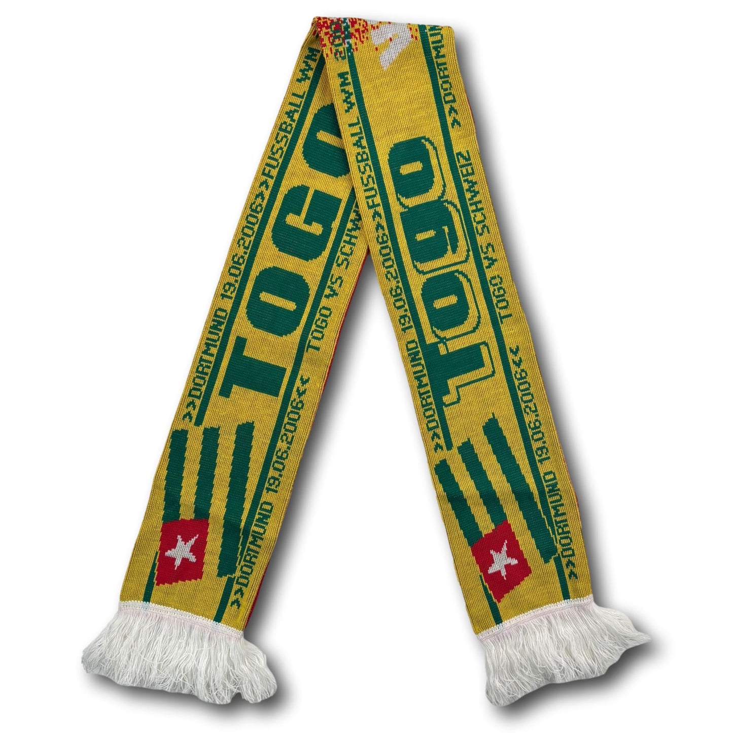 Togo and Switzerland fan scarf