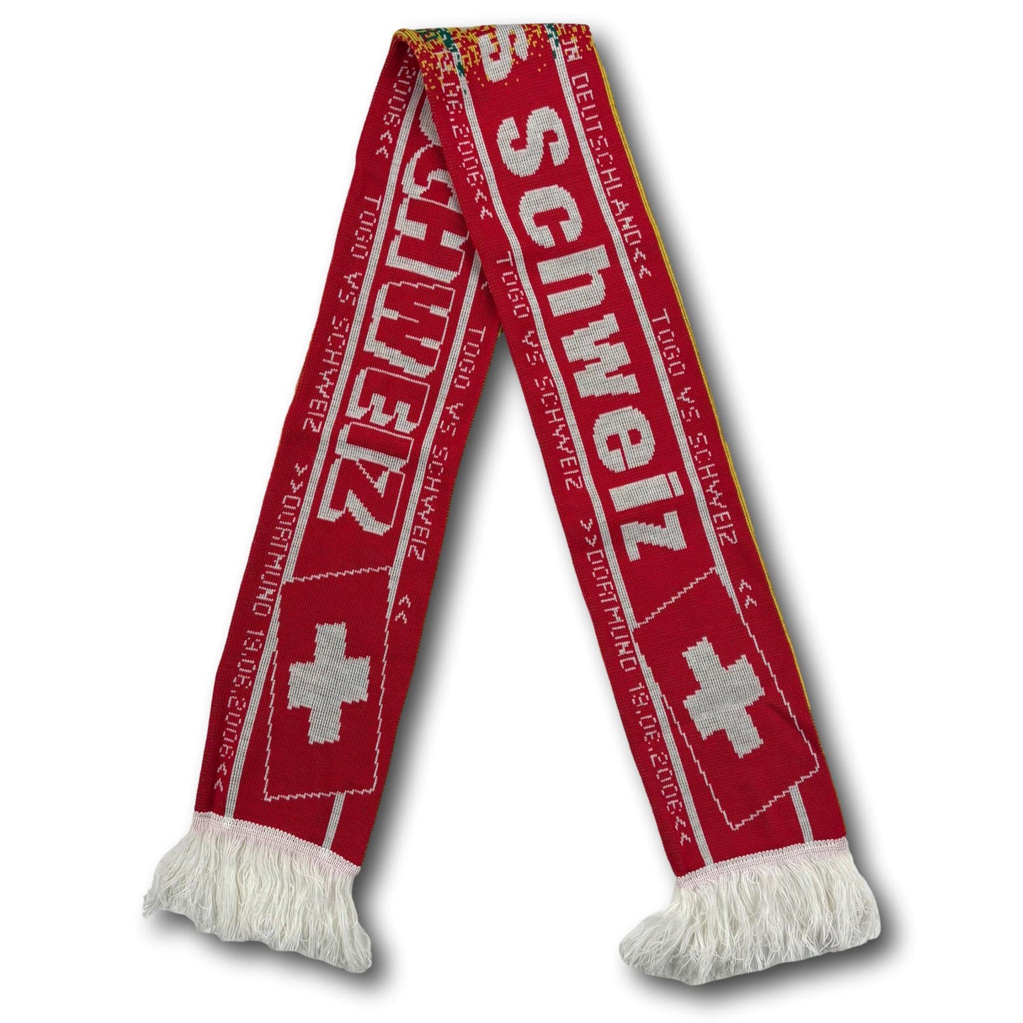 Togo and Switzerland fan scarf