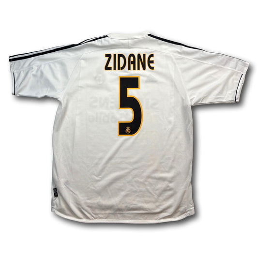 Real Madrid - 2003-04 - Home - L - adidas - Zidane #5