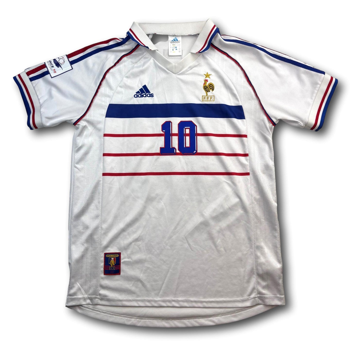 France - 1998 - Extérieur - L - adidas - Zidane #10