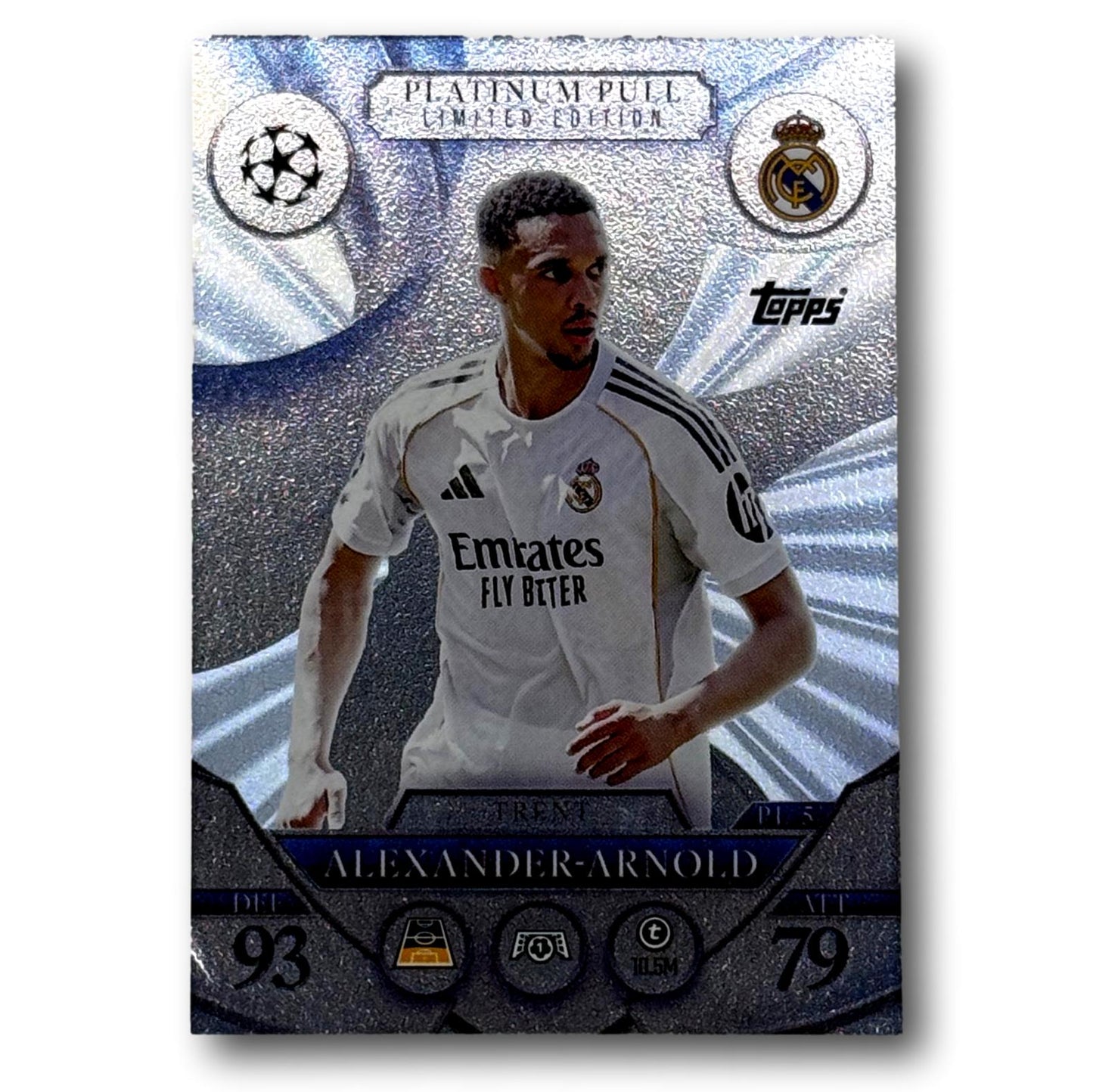Topps Match Attax 2025/26 - Édition limitée Platinum Pull - Trent Alexander-Arnold