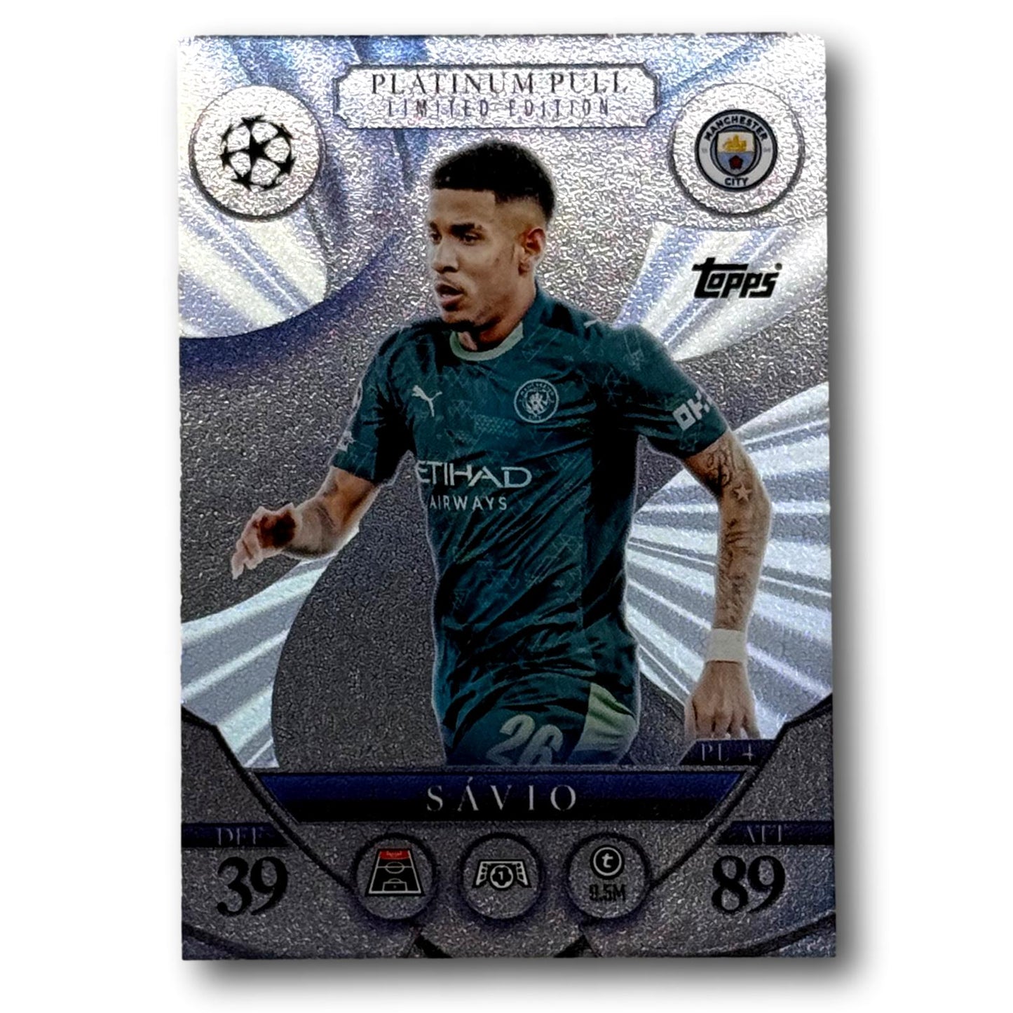Topps Match Attax 2025/26 - Platinum Pull Édition Limitée - Sávio