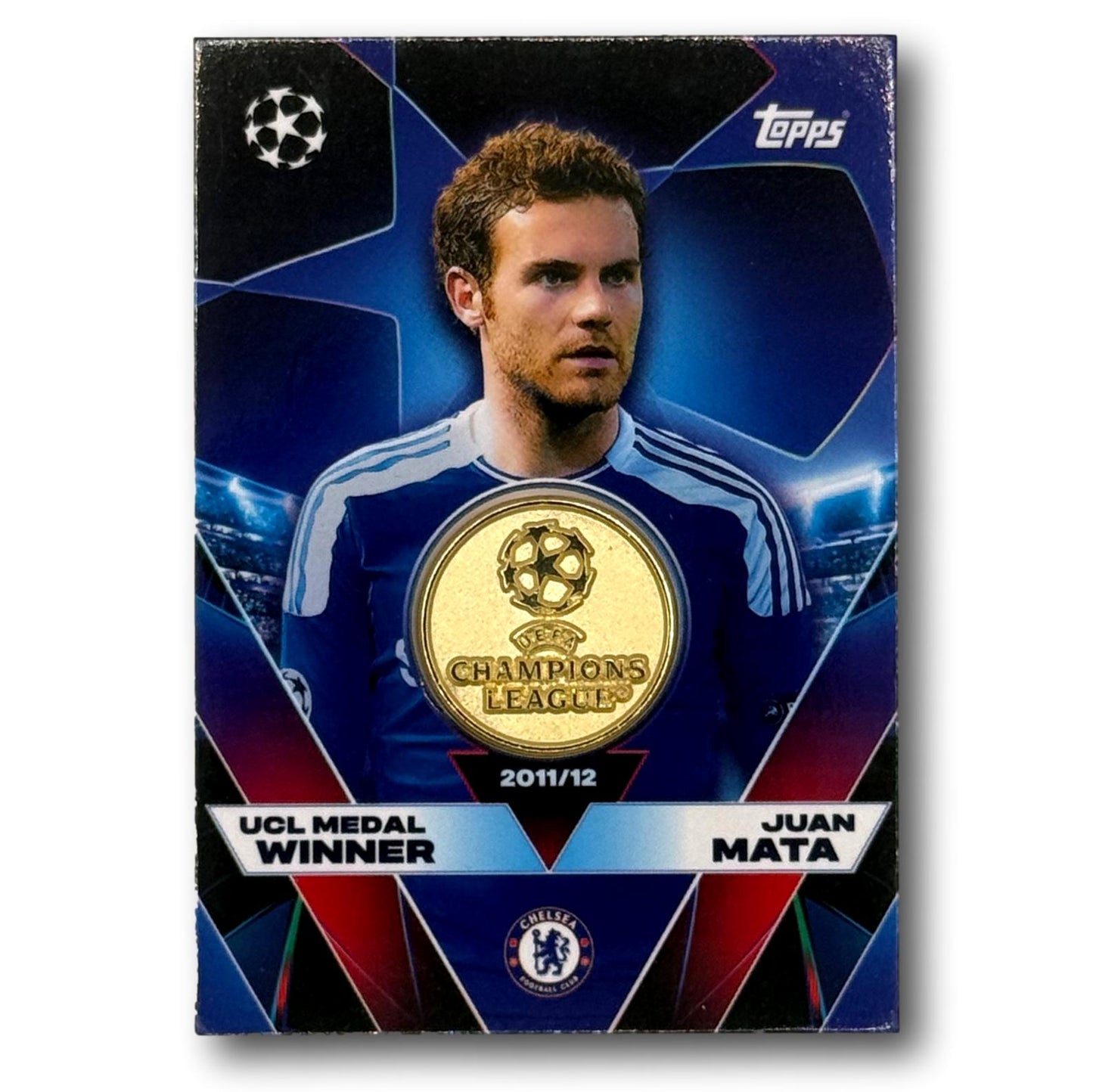 Topps Match Attax 2025/26 - Relique du vainqueur de la Ligue des champions - Juan Mata