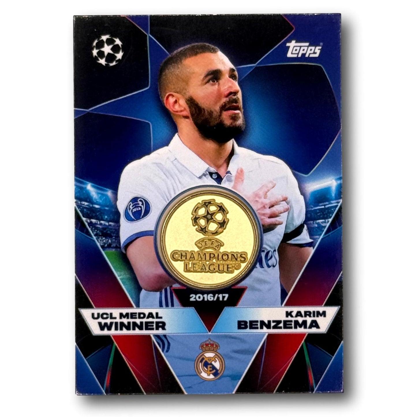 Topps Match Attax 2025/26 - Relique du vainqueur de la Ligue des champions - Karim Benzema