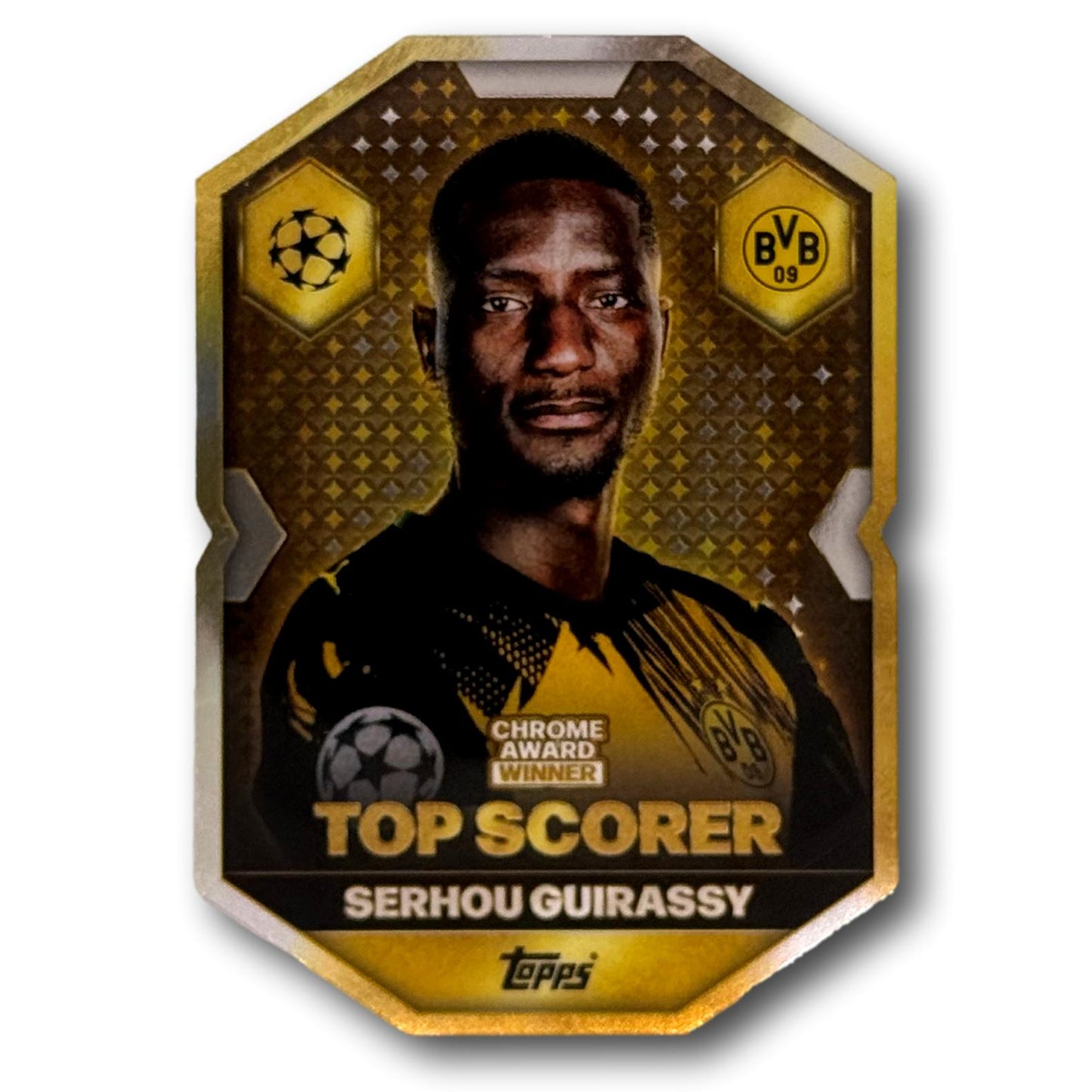 Topps Match Attax 2025/26 - Chrome Award Winner - Top Scorer - Serhou Guirassy
